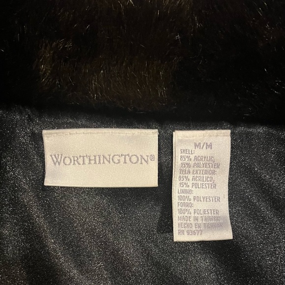 Dark Brown Faux Vest - Picture 3 of 4